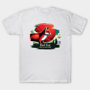 Red Fox - WILD NATURE - RED FOX -8 T-Shirt